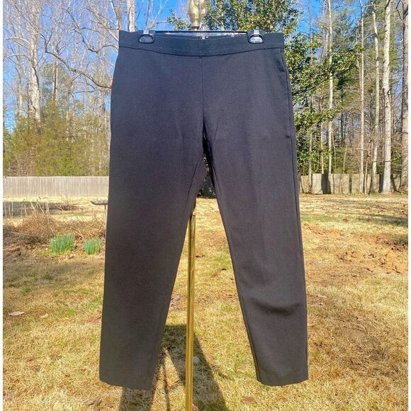 J.Crew Black Stretch Zipper Legging Pants - Picture 2 of 6